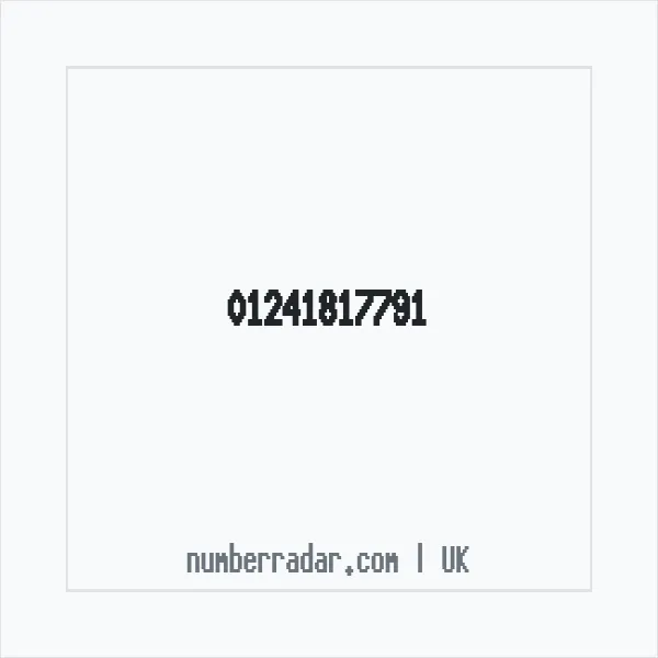 Reverse number check for +44 1241 817791 — who called me?