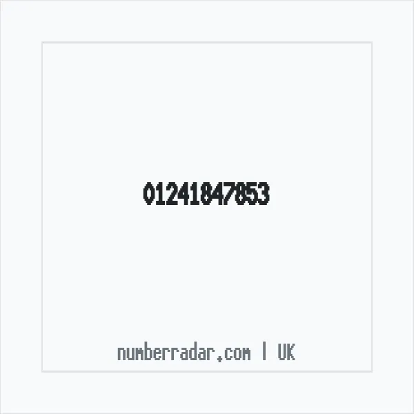 Reverse number check for +44 1241 847853 — who called me?