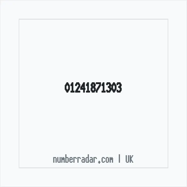 Reverse number check for +44 1241 871303 — who called me?