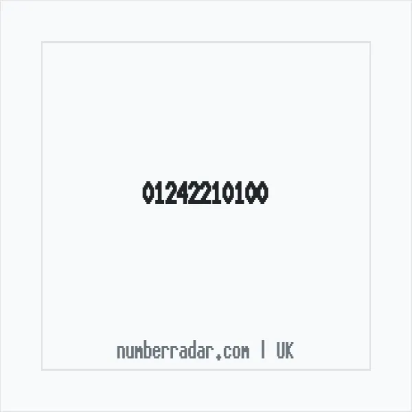 Reverse number check for +44 1242 210100 — who called me?