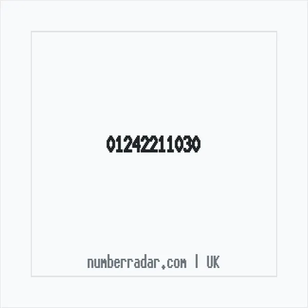Reverse number check for +44 1242 211030 — who called me?