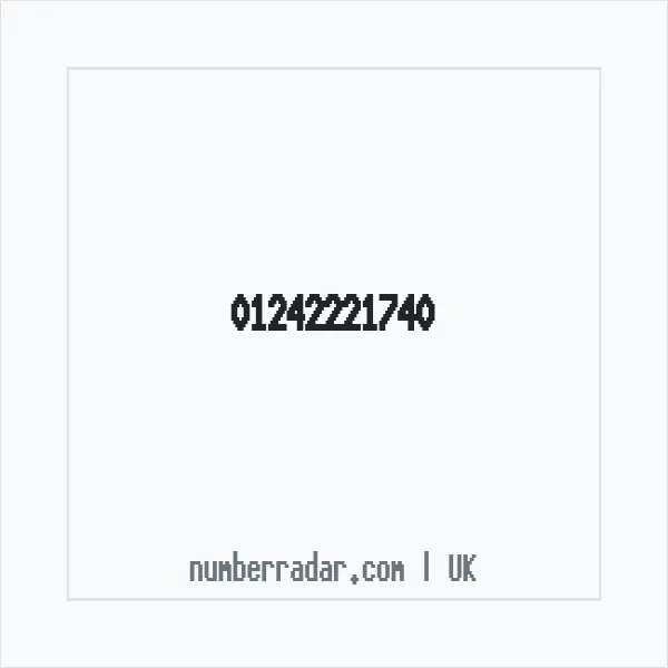 Reverse number check for +44 1242 221740 — who called me?