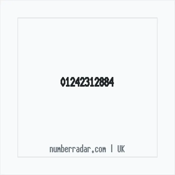 Reverse number check for +44 1242 312884 — who called me?