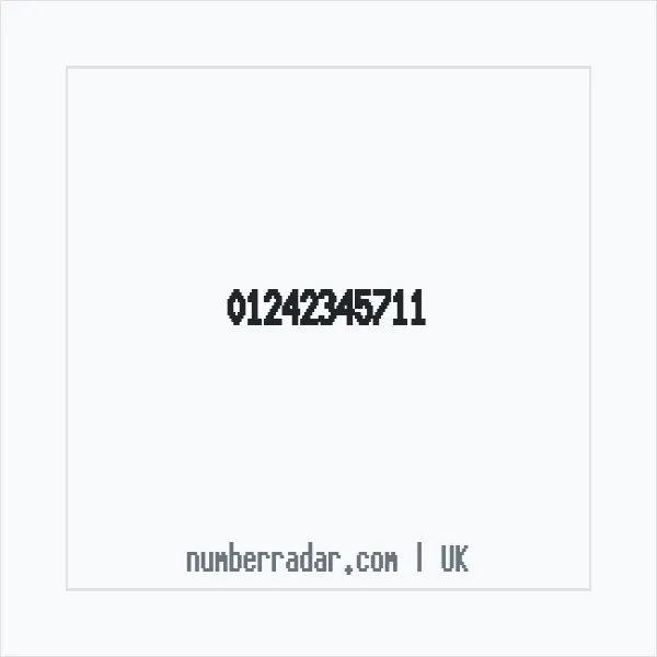 Reverse number check for +44 1242 345711 — who called me?