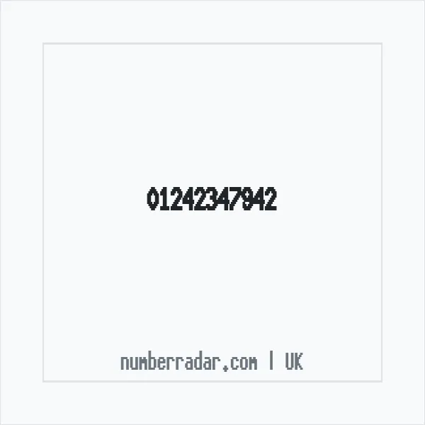 Reverse number check for +44 1242 347942 — who called me?