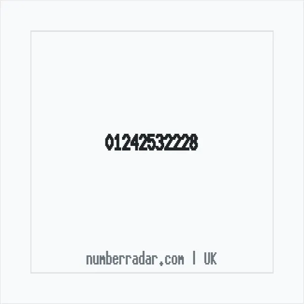 Reverse number check for +44 1242 532228 — who called me?