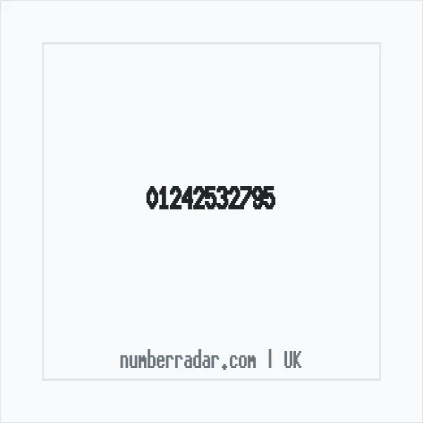 Reverse number check for +44 1242 532795 — who called me?