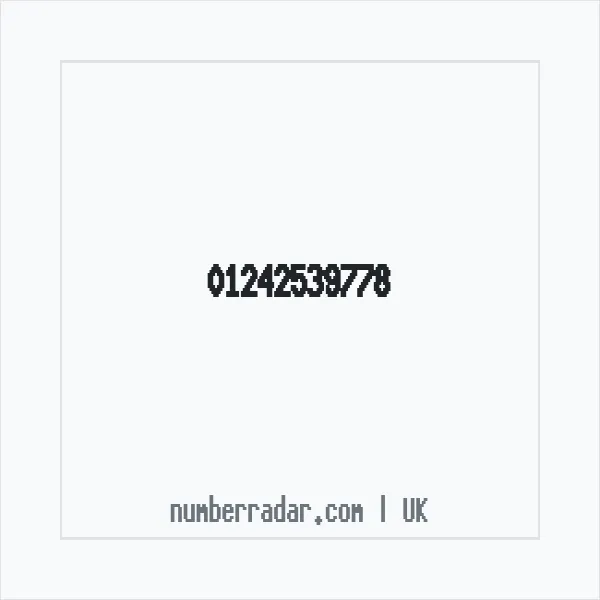 Reverse number check for +44 1242 539778 — who called me?