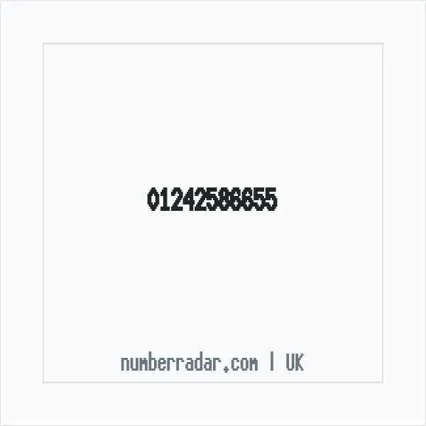 Reverse number check for +44 1242 586655 — who called me?