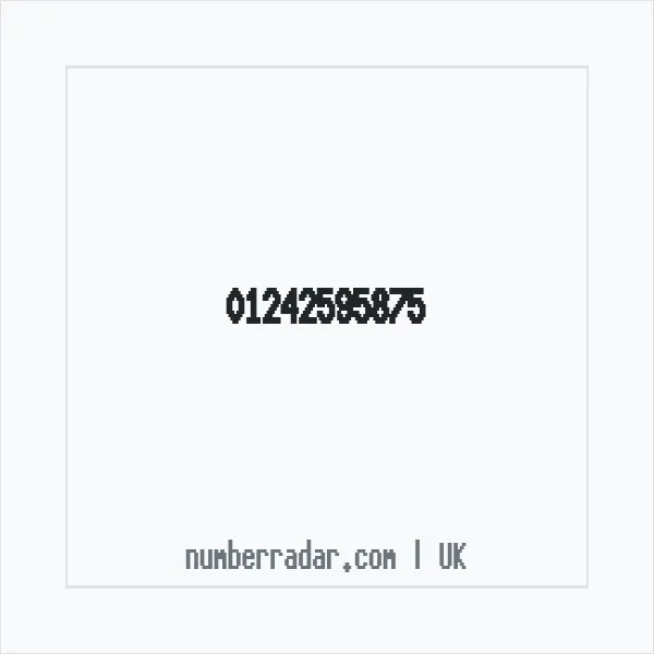 Reverse number check for +44 1242 595875 — who called me?