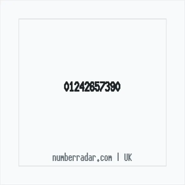 Reverse number check for +44 1242 657390 — who called me?