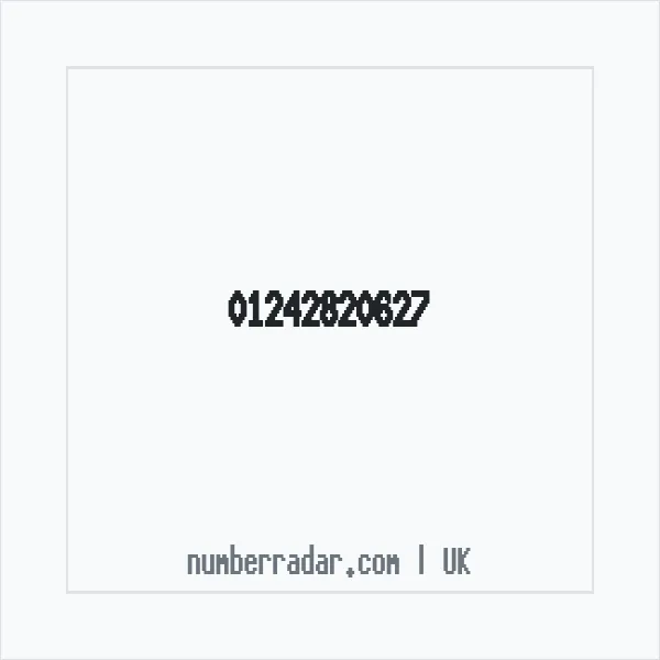 Reverse number check for +44 1242 820627 — who called me?