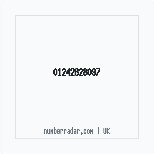 Reverse number check for +44 1242 828097 — who called me?