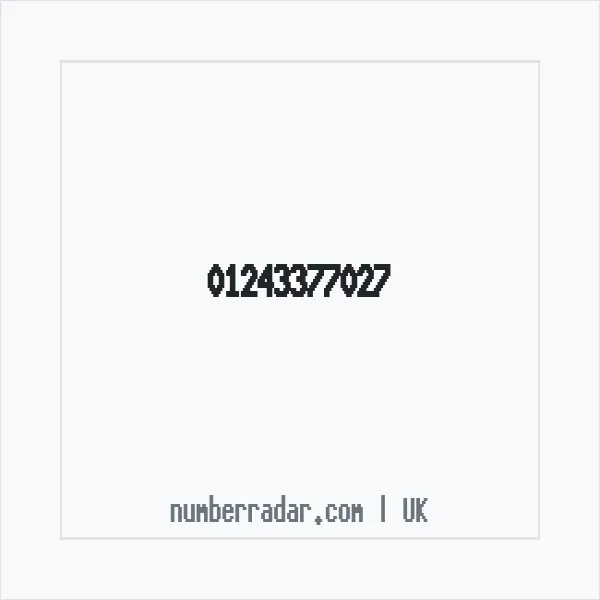 Reverse number check for +44 1243 377027 — who called me?