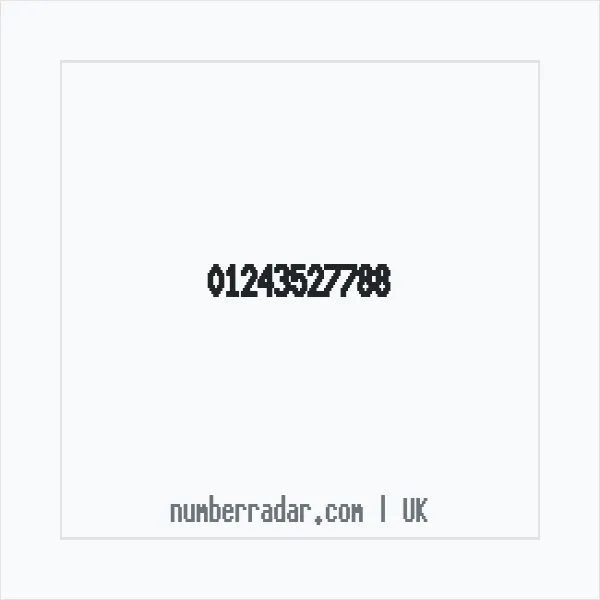 Reverse number check for +44 1243 527788 — who called me?