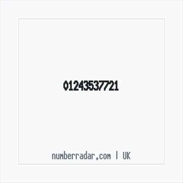 Reverse number check for +44 1243 537721 — who called me?