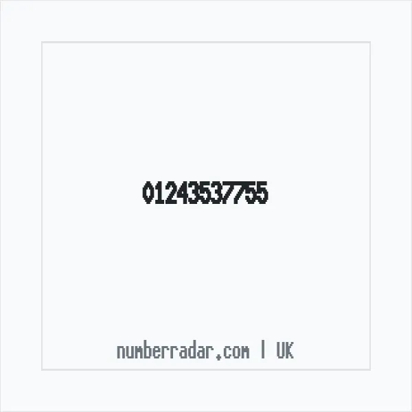 Reverse number check for +44 1243 537755 — who called me?