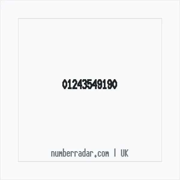 Reverse number check for +44 1243 549190 — who called me?