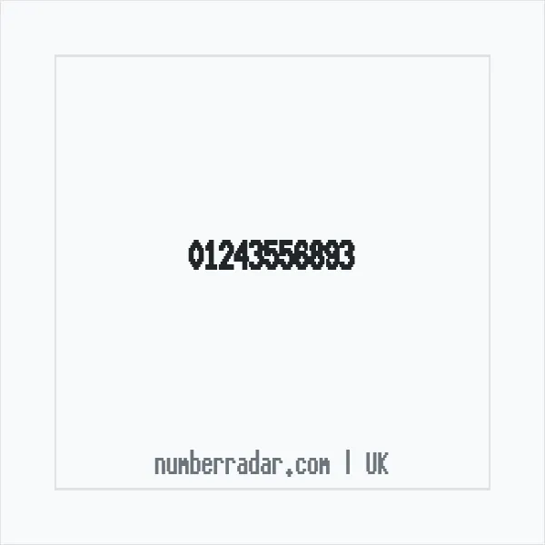 Reverse number check for +44 1243 556893 — who called me?