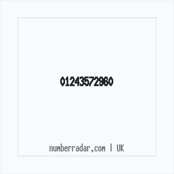 Reverse number check for +44 1243 572960 — who called me?