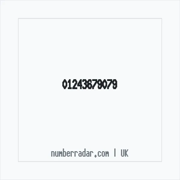 Reverse number check for +44 1243 679079 — who called me?