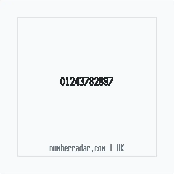 Reverse number check for +44 1243 782897 — who called me?