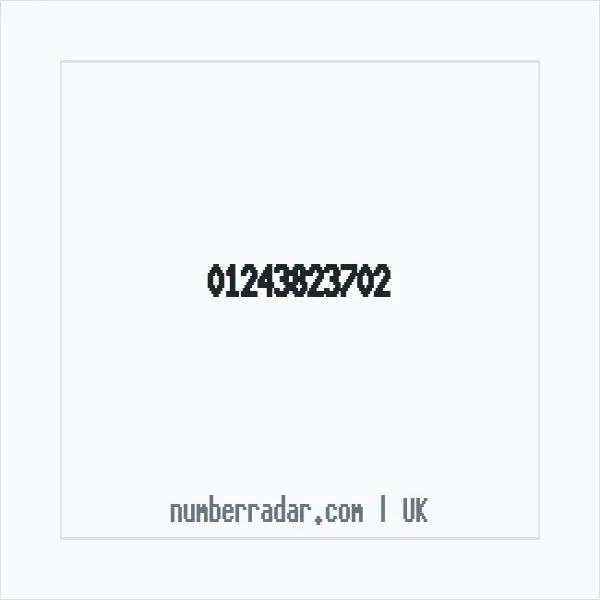 Reverse number check for +44 1243 823702 — who called me?