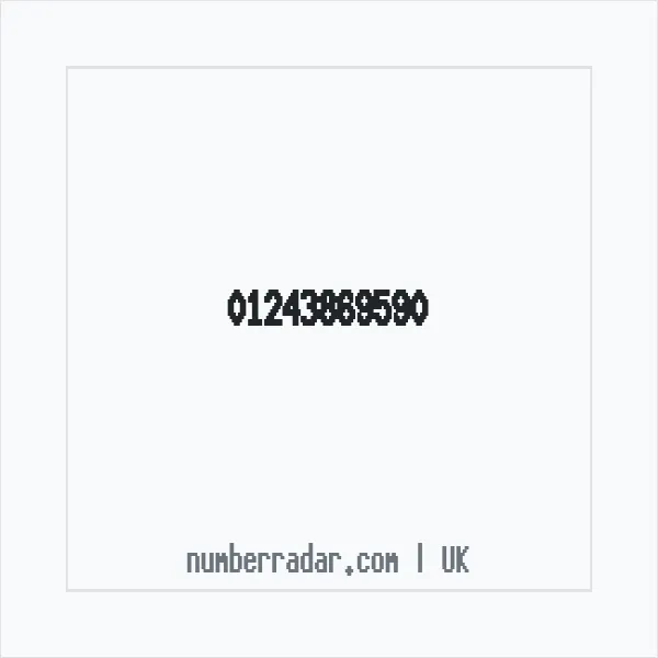 Reverse number check for +44 1243 869590 — who called me?