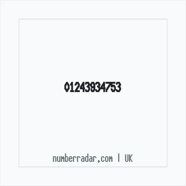 Reverse number check for +44 1243 934753 — who called me?