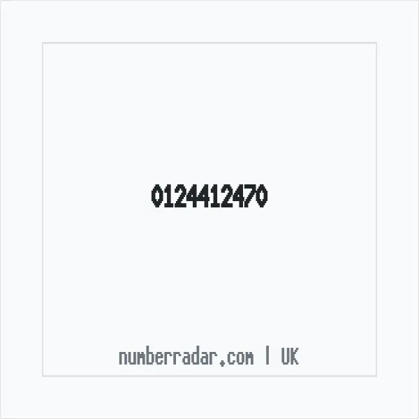 Reverse number check for +44 124412470 — who called me?
