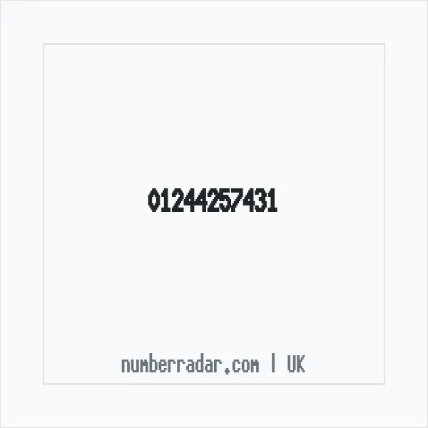 Reverse number check for +44 1244 257431 — who called me?