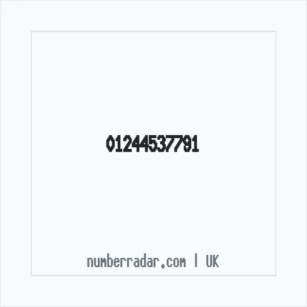 Reverse number check for +44 1244 537791 — who called me?