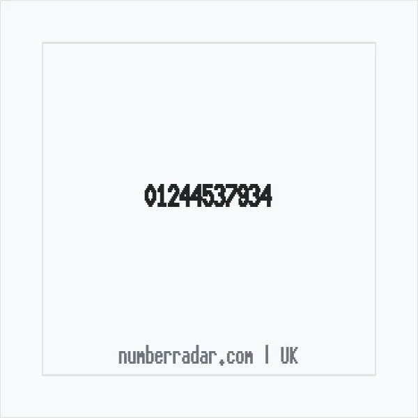Reverse number check for +44 1244 537934 — who called me?