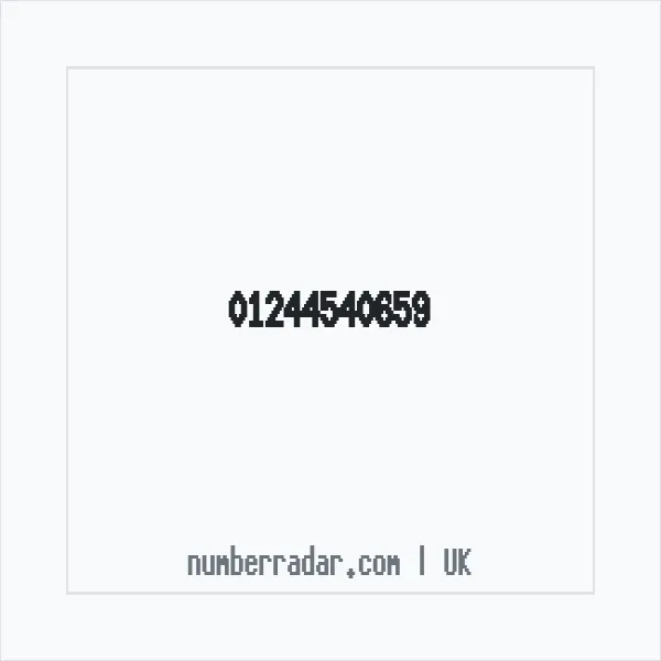 Reverse number check for +44 1244 540659 — who called me?