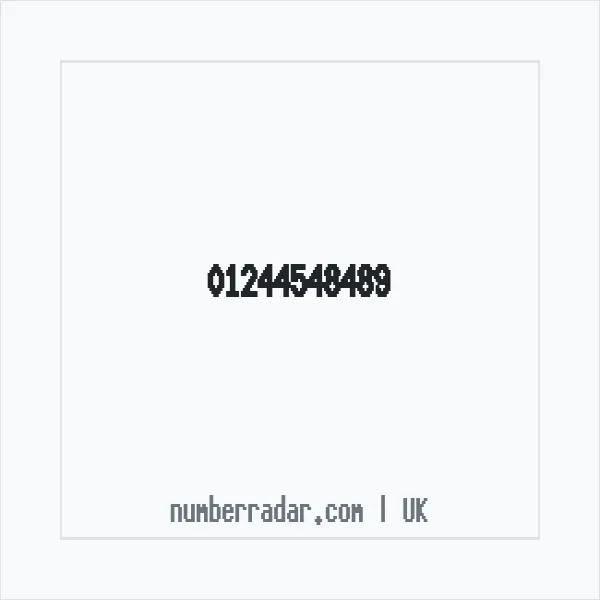 Reverse number check for +44 1244 548489 — who called me?