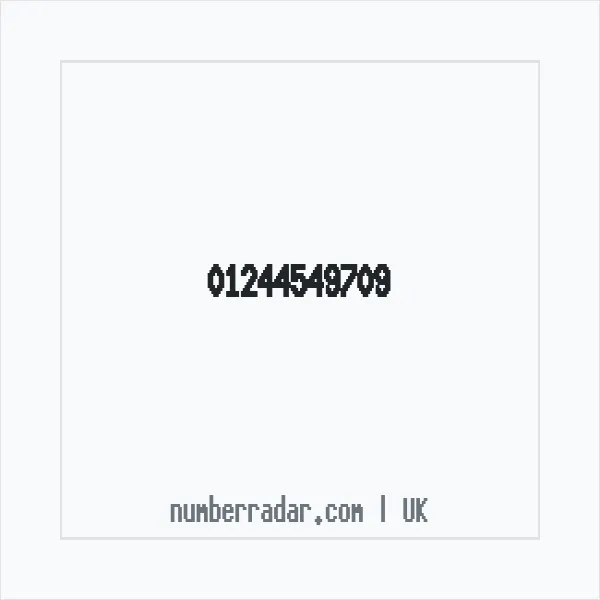 Reverse number check for +44 1244 549709 — who called me?