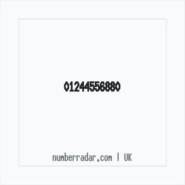 Reverse number check for +44 1244 556880 — who called me?