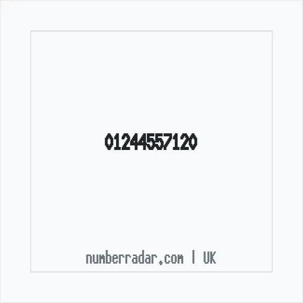 Reverse number check for +44 1244 557120 — who called me?