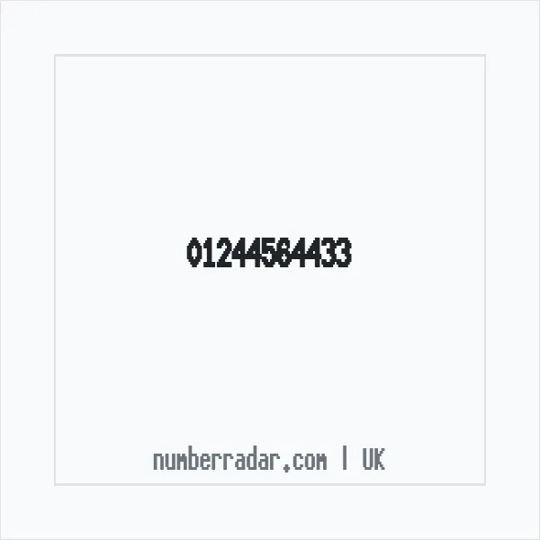 Reverse number check for +44 1244 564433 — who called me?
