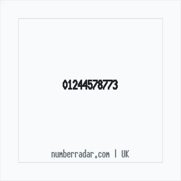 Reverse number check for +44 1244 578773 — who called me?