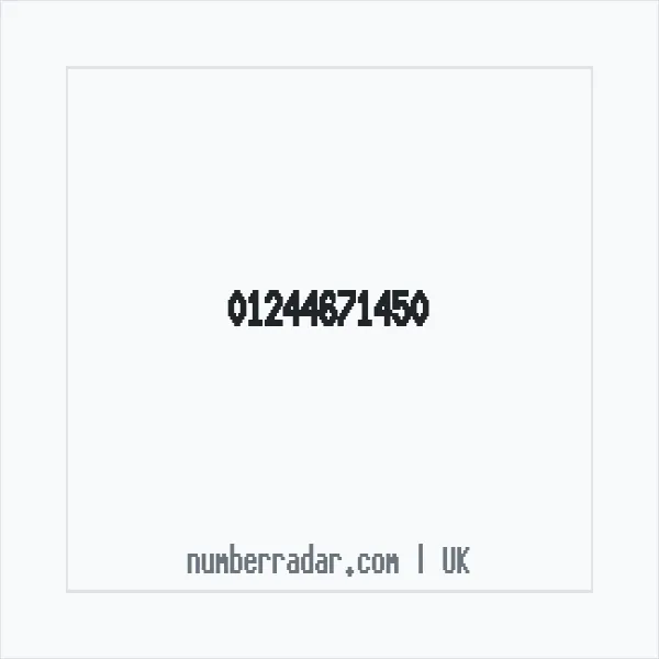 Reverse number check for +44 1244 671450 — who called me?