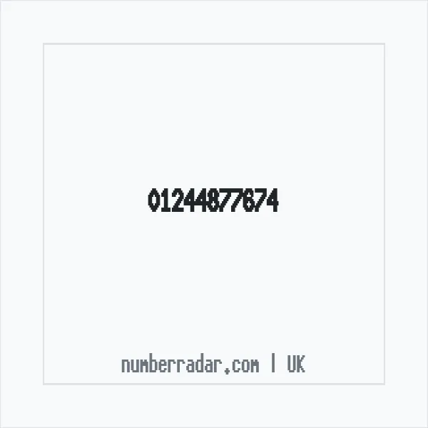 Reverse number check for +44 1244 877674 — who called me?