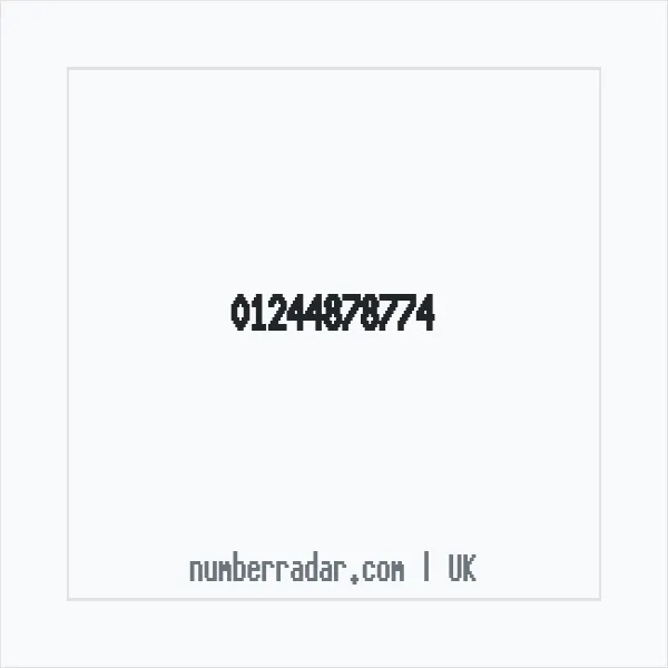 Reverse number check for +44 1244 878774 — who called me?
