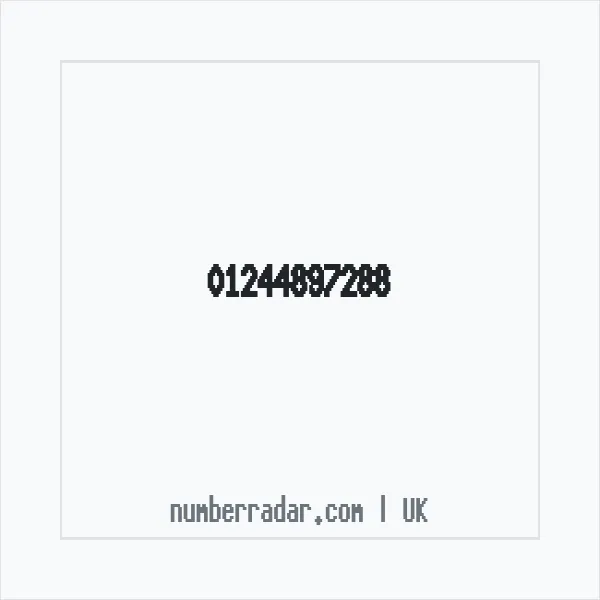 Reverse number check for +44 1244 897288 — who called me?