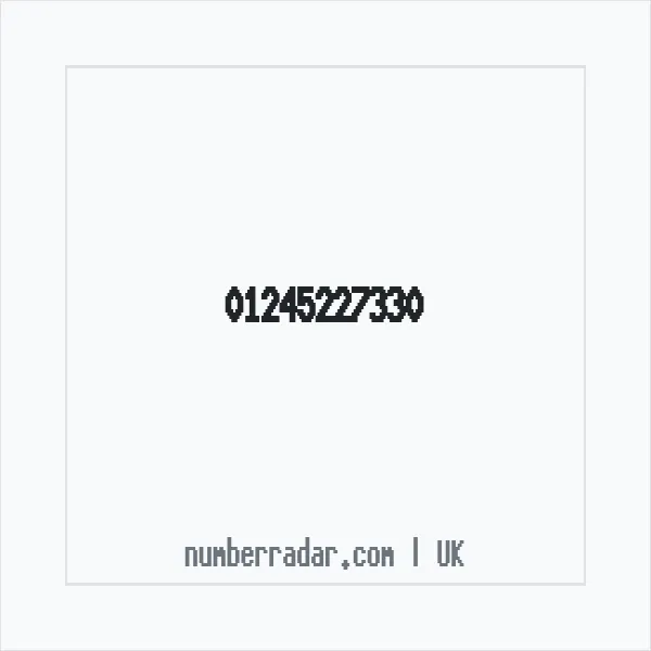 Reverse number check for +44 1245 227330 — who called me?