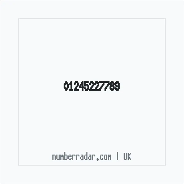 Reverse number check for +44 1245 227789 — who called me?
