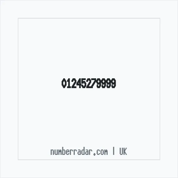 Reverse number check for +44 1245 279999 — who called me?