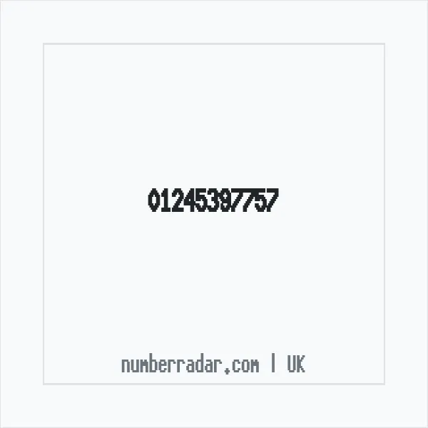 Reverse number check for +44 1245 397757 — who called me?