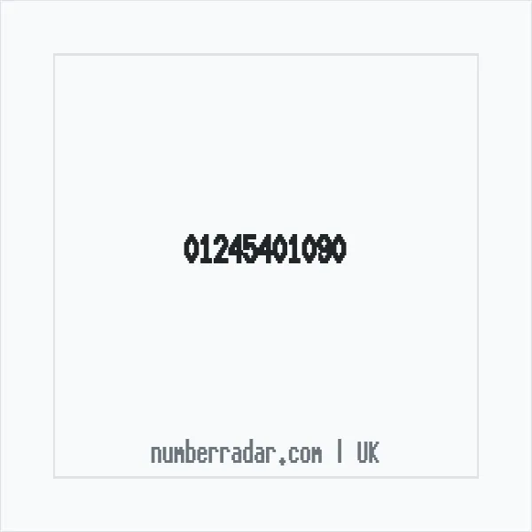 Reverse number check for +44 1245 401090 — who called me?