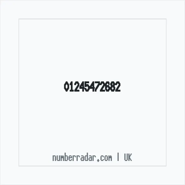 Reverse number check for +44 1245 472682 — who called me?